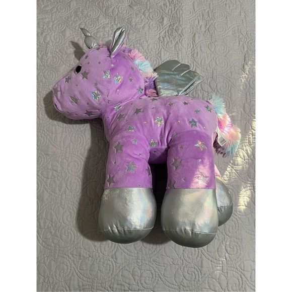 Purple & Silver Unicorn Plush - Picture 3 of 12